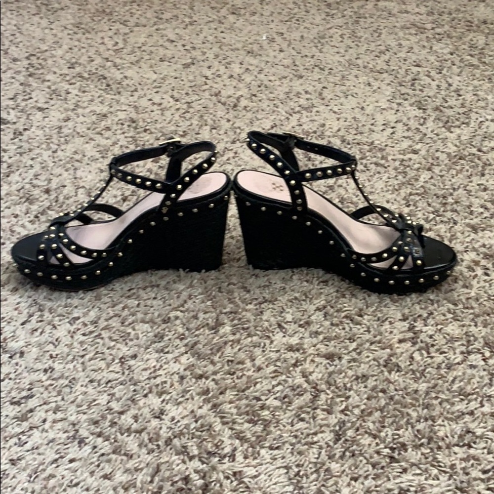 Vince Camuto Studded wedge sandals
